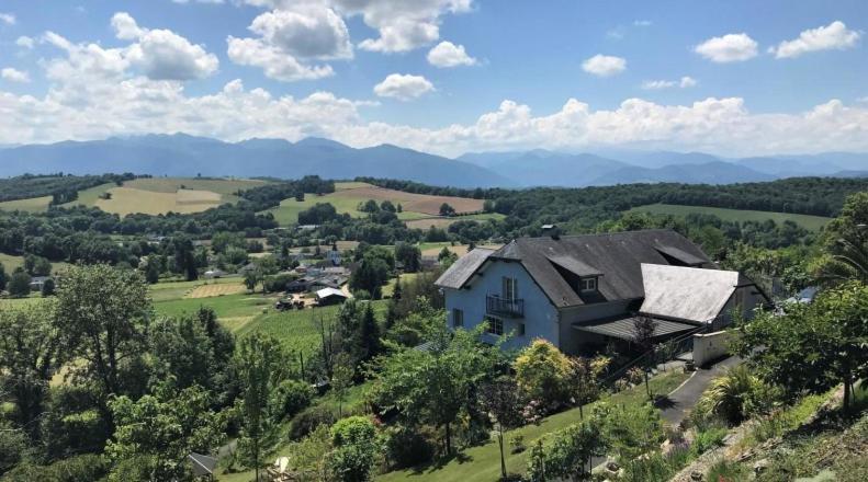 Les Gites De La Maison Bleue D'Estialescq Exterior foto